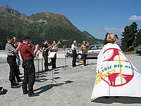 Töne der Hoffnung in luftiger Höhe