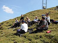 Verschnaufpause auf der Alm